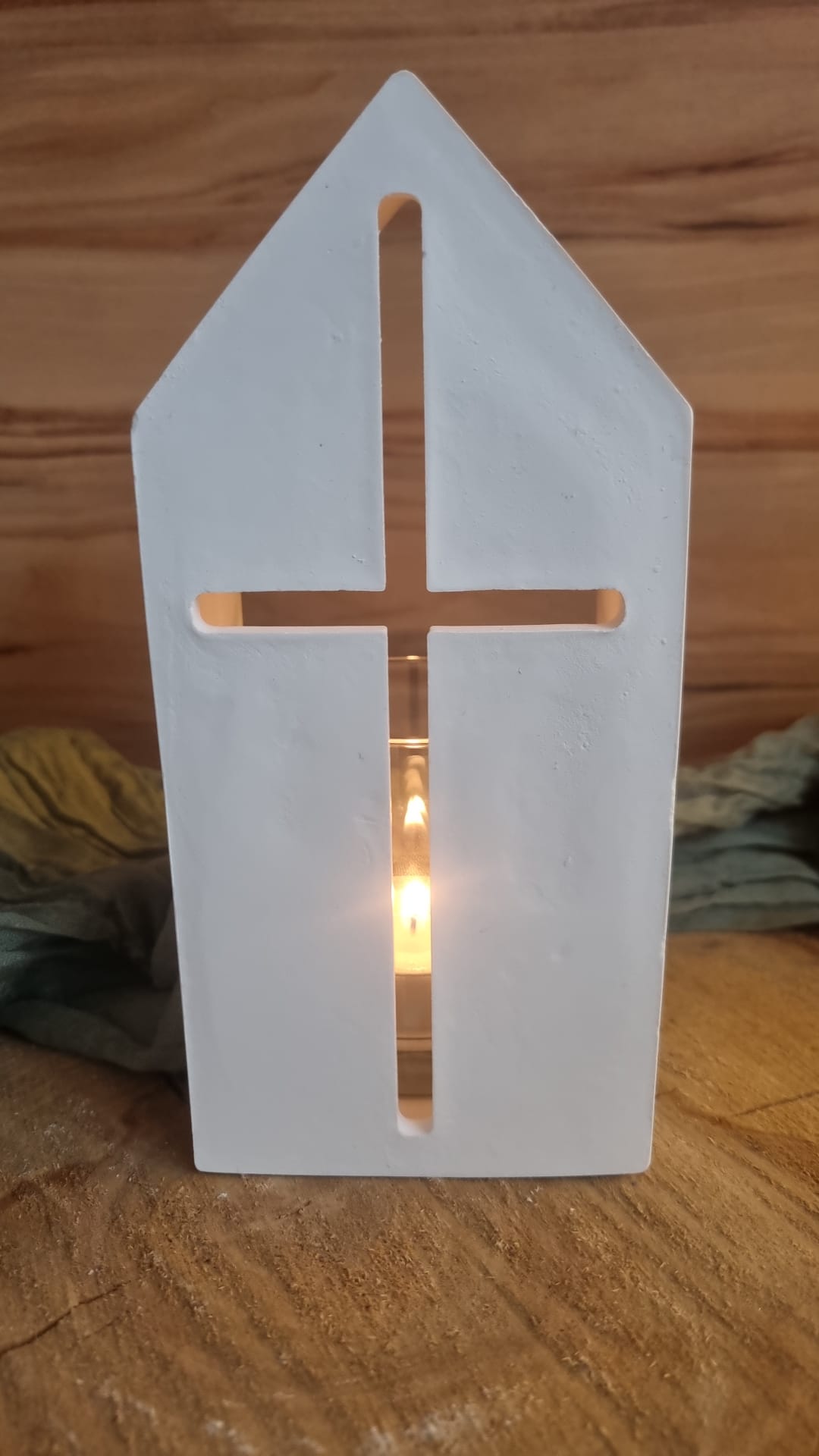 Teelichthalter Kirche TLKI