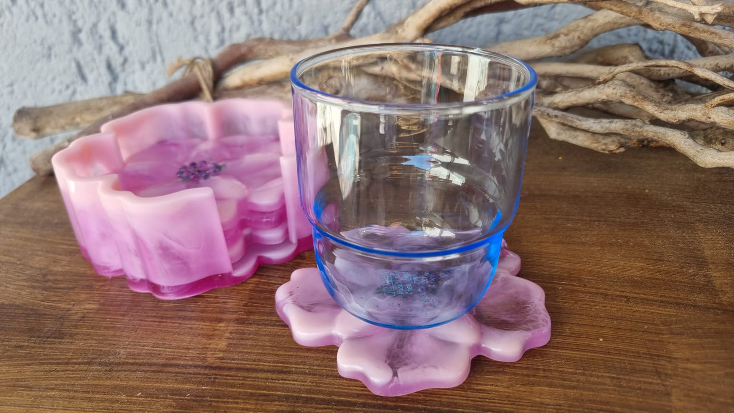 Blumen Untersetzer Set