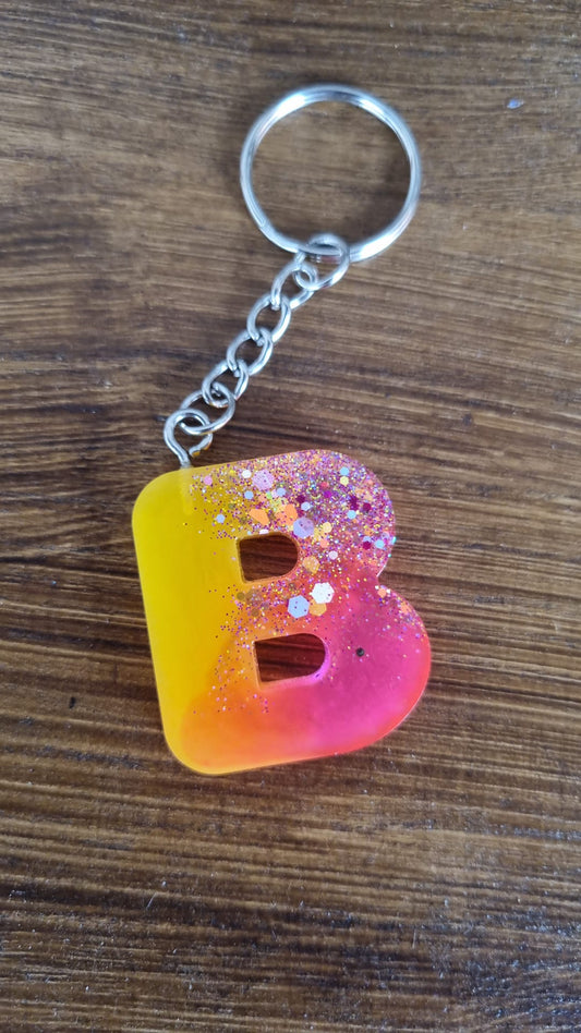 Buchstabe B Schlüsselanhänger